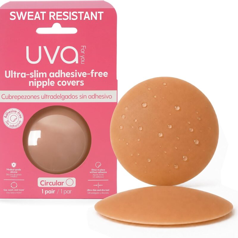 UVA Non-Adhesive Nipple Covers Cocoa